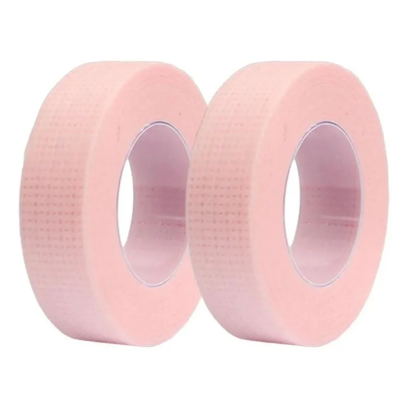 10x Kit Fita Antialérgica Transpore Rosa Along. De Cílios 02