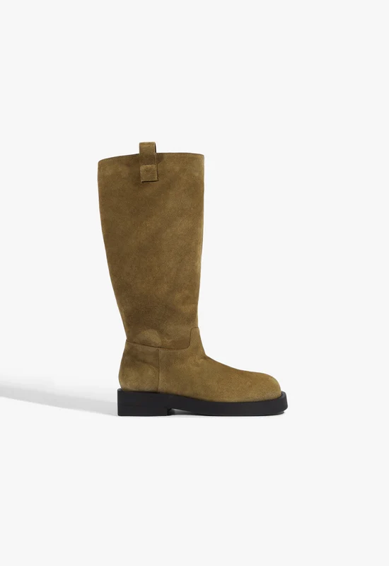 Betty Suede Boot 6.5 / Dried Olive / Suede