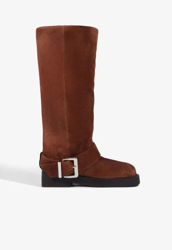 Patrice Up Suede Boot 6.5 / Warm Toffee / Suede