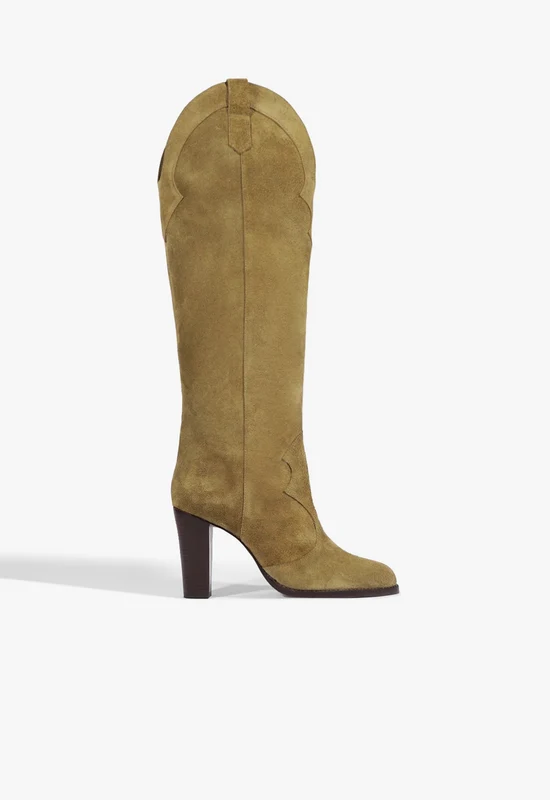 Miller Up Suede Boot 7 / Dried Olive / Suede