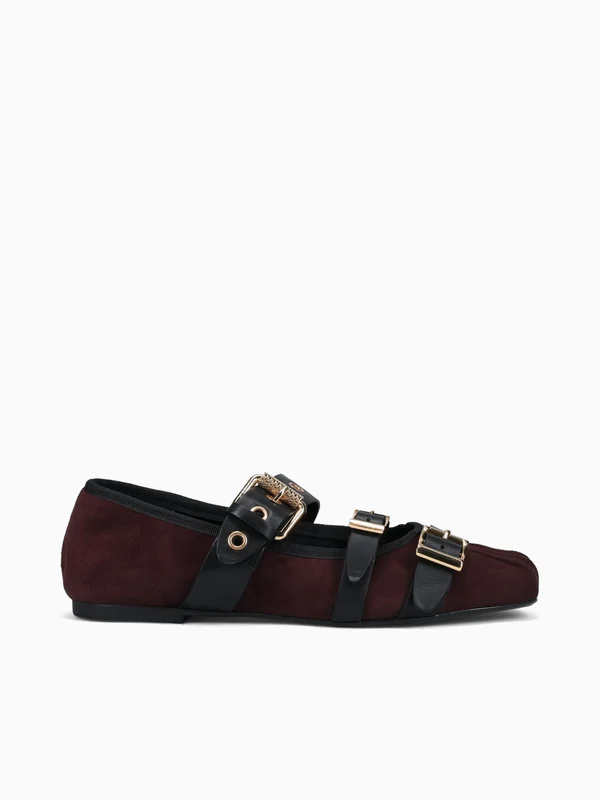 Sevyn Maplewood Black Suede Leather Black / 9 / M