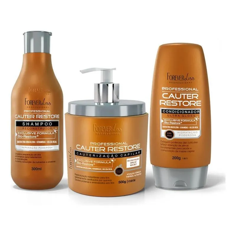 2x Kit Cauterização Completa Forever Liss