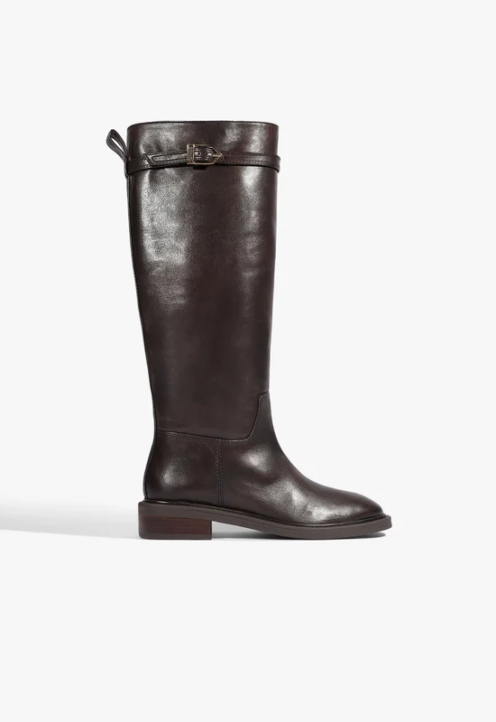 Bianca Leather Boot 5.5 / Maplewood / Leather