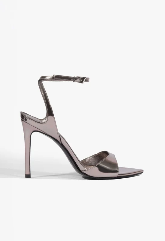 Zosia Metallic Sandal 10.5 / Silver / Patent
