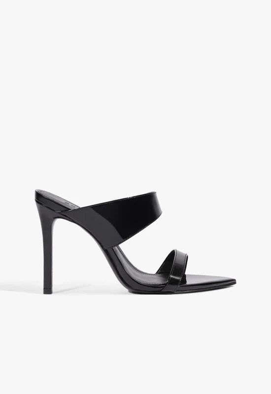 Jaselle Patent Sandal 8.5 / Black / Patent