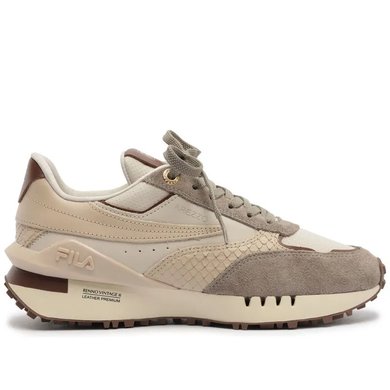 Tênis Arezzo Multineutro Solado Esportivo Suede Fila A13400 ATAN FILA/C - BRUMA/MULTI - 35