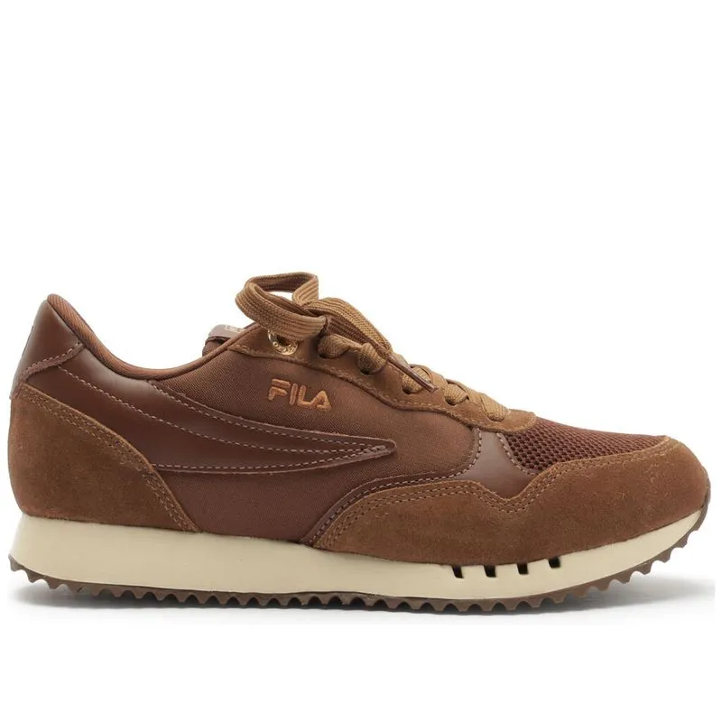Tênis Arezzo Marrom Solado Esportivo Suede Bordado Fila A14155 ATANADO FIL - COAT BROWN/ - 35