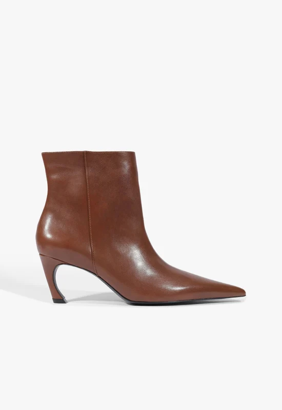Lexi Leather Bootie 8 / Warm Toffee / Leather