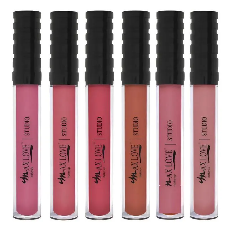 Kit Batom Nude Líquido Max Love 30 Horas 656 A 661 N
