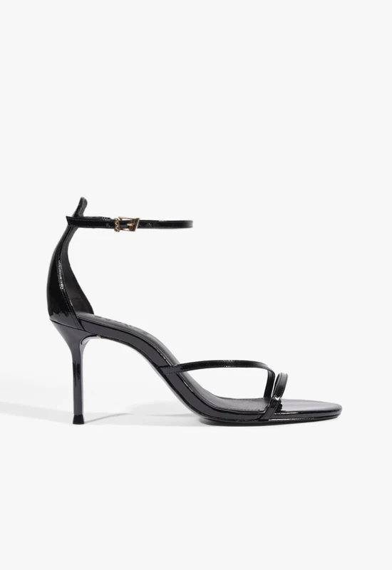 Tessa Patent Sandal 6 / Black / Patent