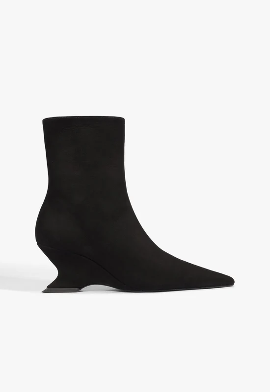 Siena Mid Suede Bootie 9 / Black / Nubuck