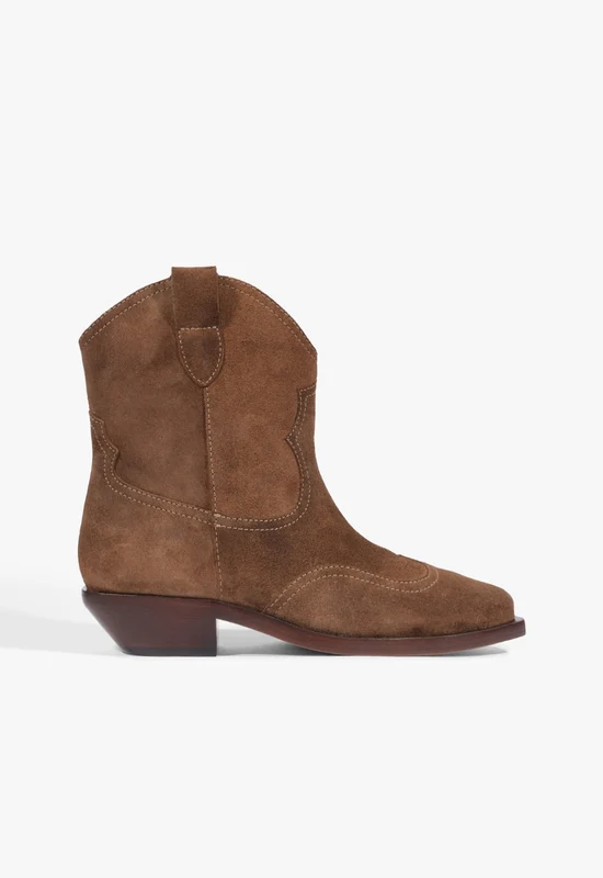 Nash Suede Bootie 10.5 / Pecan Brown / Suede