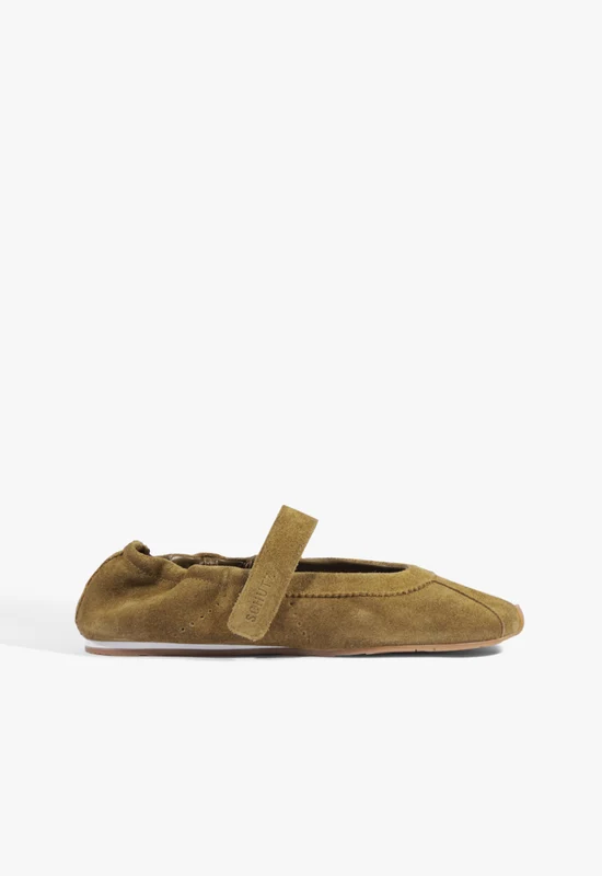 Vivi Suede Sneakerina 10.5 / Dried Olive / Suede