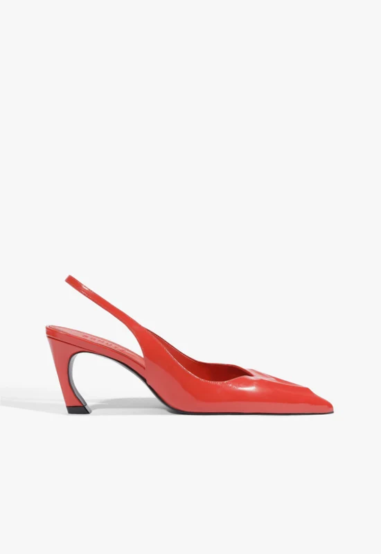 Scarlet Patent Pump 7 / Ultra Red / Patent