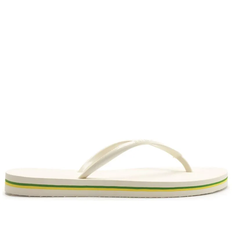 Chinelo de Dedo Branco Tiras Brizza TIRA TI 077 - WHITE JELLY - 37/8