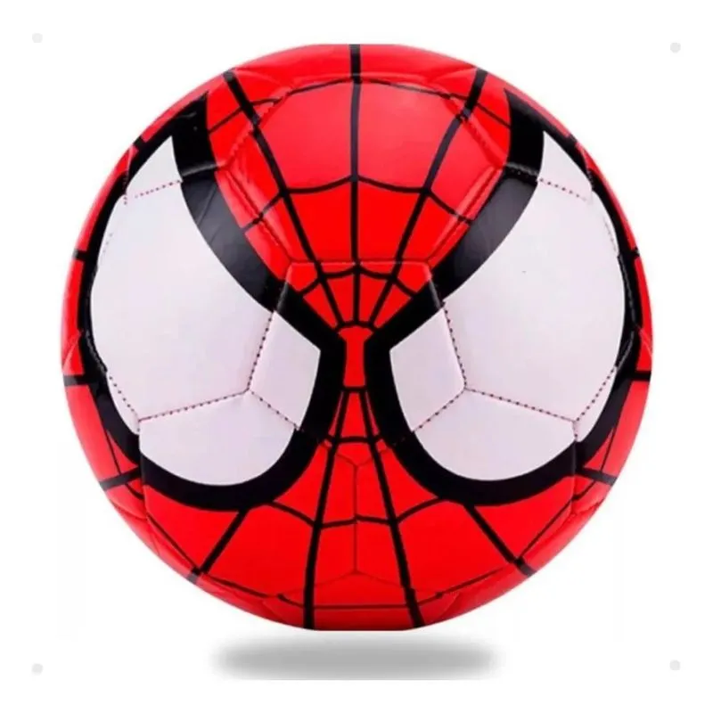 Bola De Futebol Homem Aranha Couro Sintético Linda Infantil