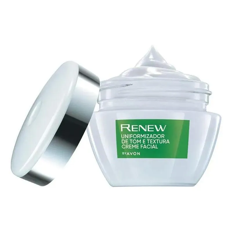 5x Creme Facial Uniformizador De Tom E Textura Avon Renew 30