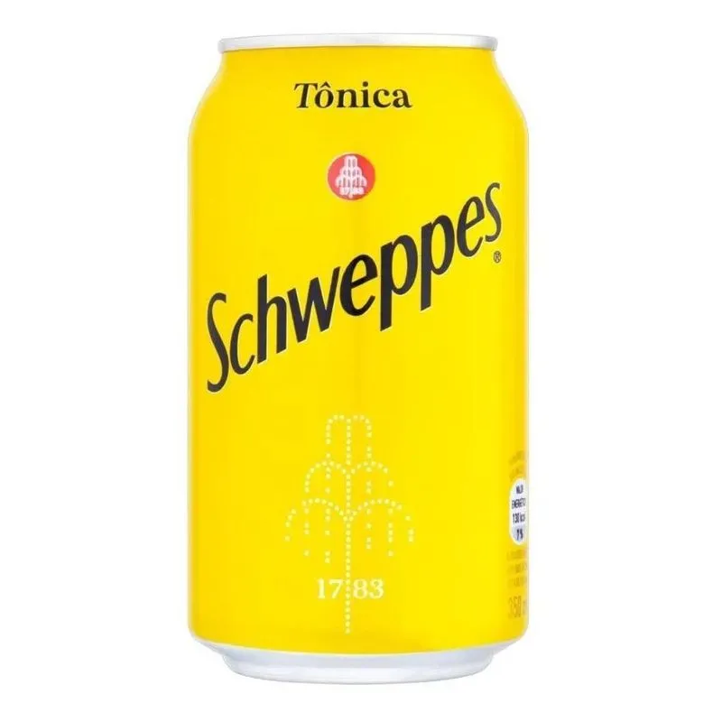 5x Schweppes Tônica 350ml - 6 Unidades