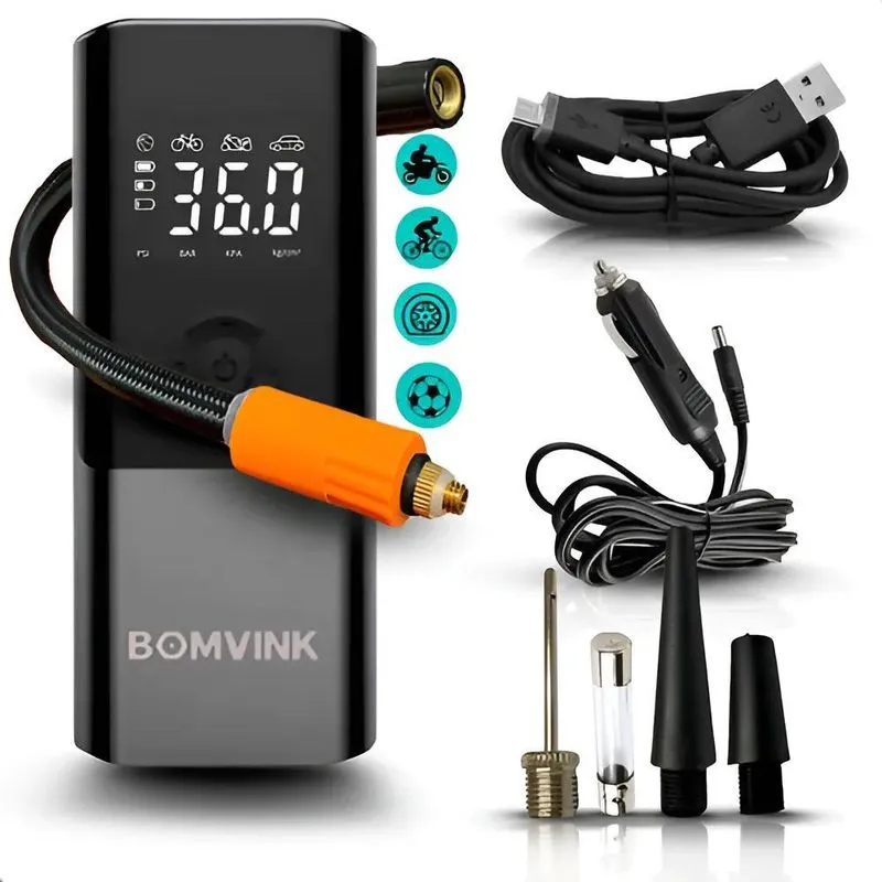 3x Mini Compressor De Ar Potente Portátil 150 Psi Carros
