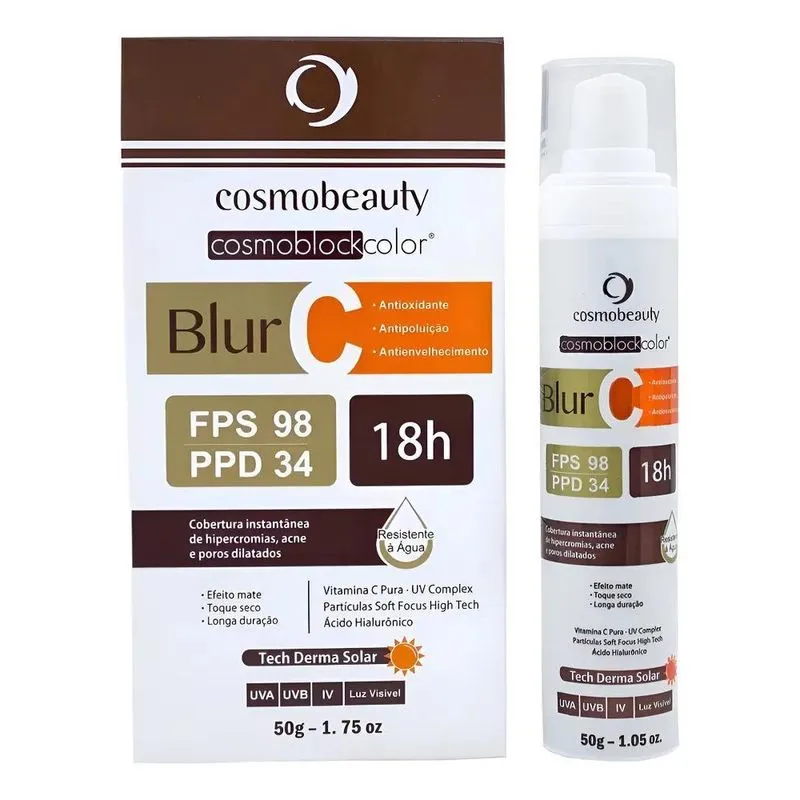 Cosmoblur Natural Com Vitamina C Fps 98 18h Cosmobeauty