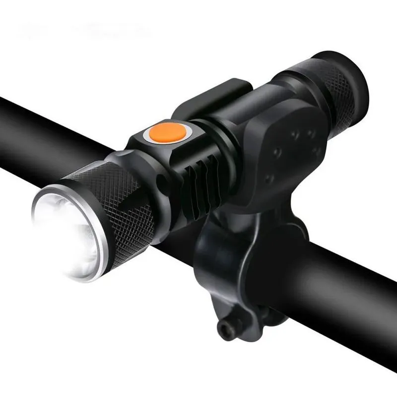2x Farol Lanterna De Bike Super Forte 180 Lum Recarregável U