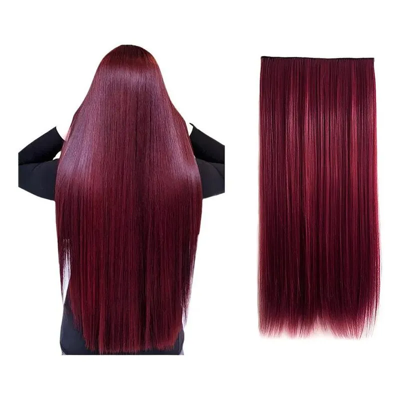 Aplique Tictac Cabelo Marsala Vinho Vermelho Bio Orgânico S