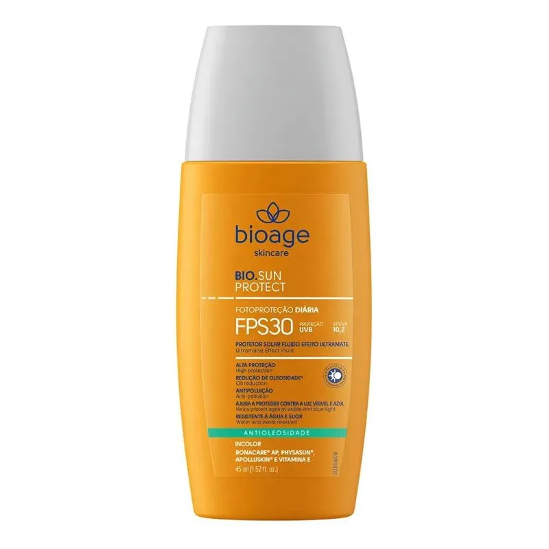 Protetor Solar Facial Antioleosidade Incolor Fps30 - 45ml Bi