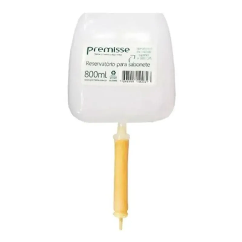2x Reservatorio 800ml Para Saboneteira Liquida Velox Premiss