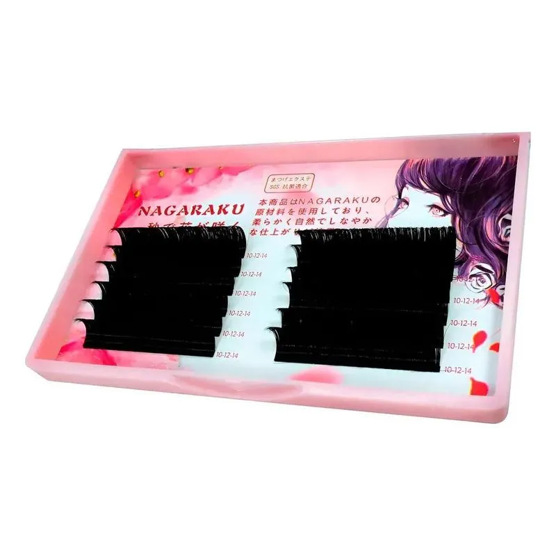 Cílios Nagaraku Auto Fan D: Volume Russ - 0.03mm / 8/10/12mm