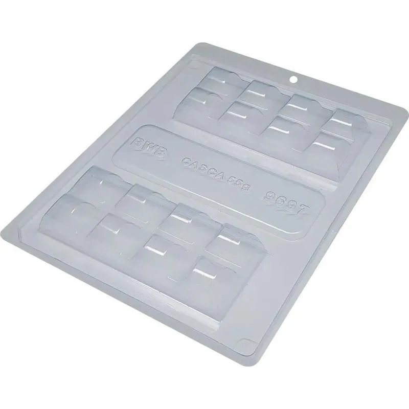 2x Forma De Chocolate 3 Partes Silicone Tablete Aerado (9697