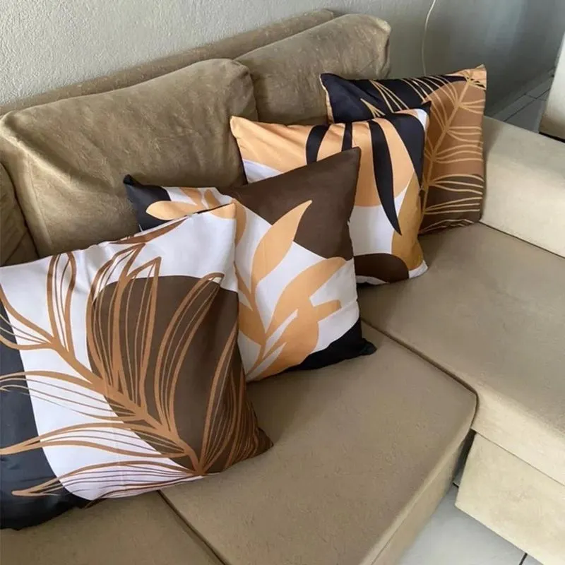 Kit 4 Capas De Almofadas Decorativas Modernas 45x45