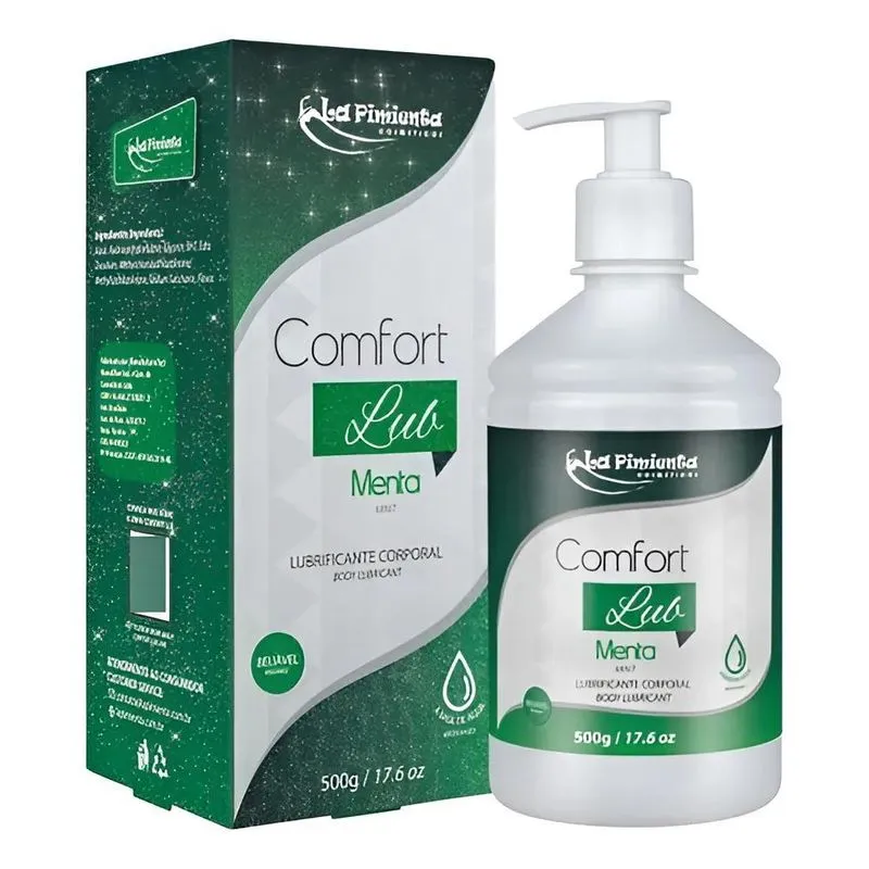 Lubrificante Intimo Base Dágua Sabor 500g Confort Lub Ment