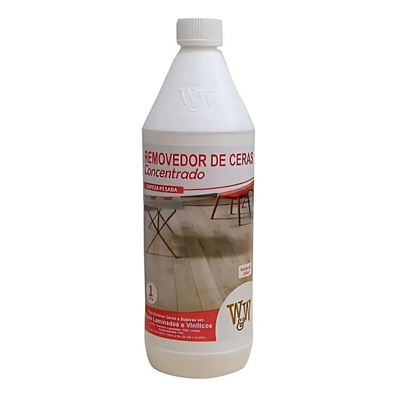 5x Removedor De Cera Piso Laminados E Vinilicos Limpo 1l W