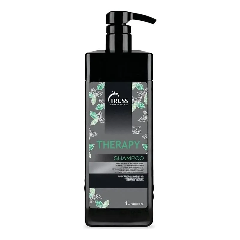 2x Truss Therapy Shampoo Anticaspa 1000ml Refil