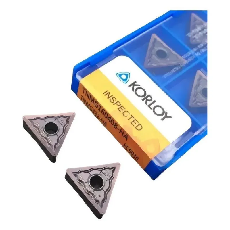 5x Inserto Pastilha Videa Tnmg 160408-ha Korloy