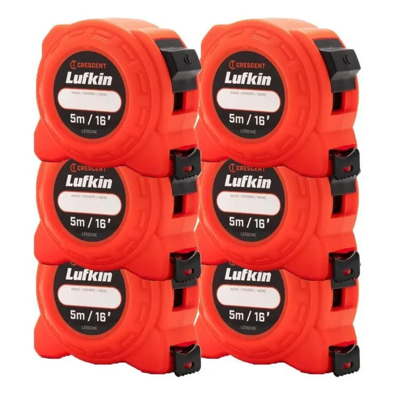 5x 6 Trenas De Bolso Basic 5 Metros L516cme - Lufkin