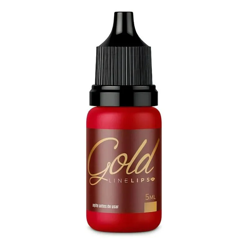 3x Pigmento Mag Color Gold 5ml Vermelho