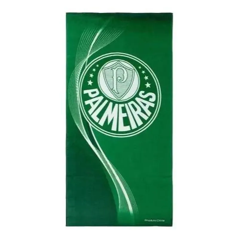 Toalha Praia/banho Aveludada Oficial Time Futebo - Palmeiras