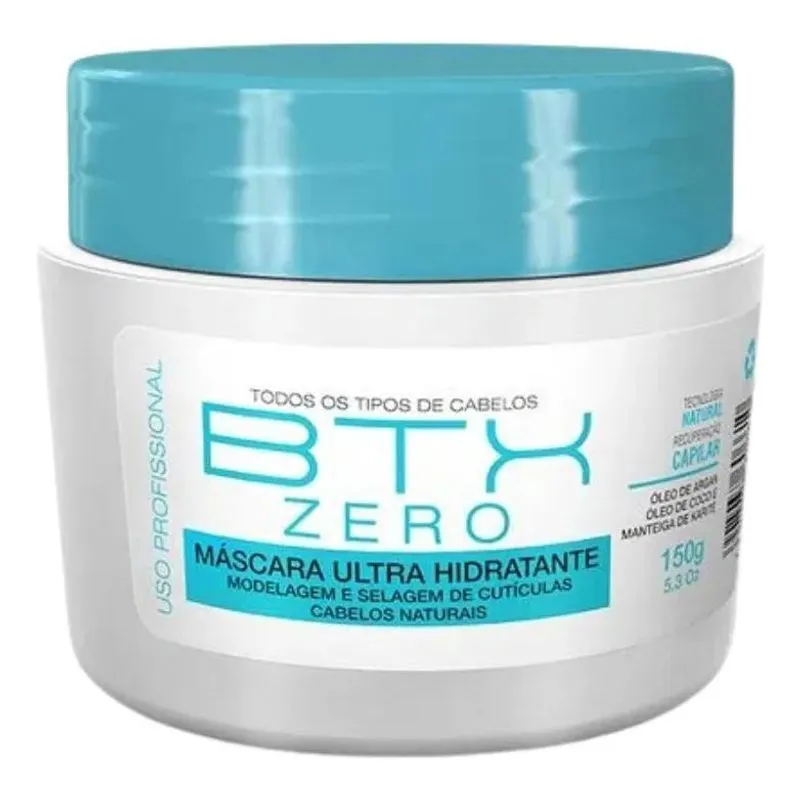 10x Btx Zero Forever Liss Máscara Ultra Hidratante 150g