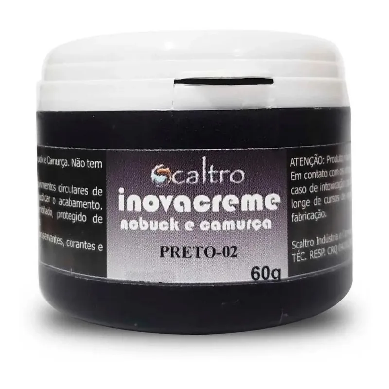 5x Graxa Para Camurça Ou Nobuck Revitalizador Inovacreme 60g