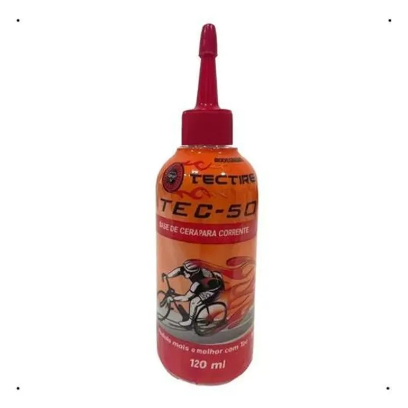 5x Tectire Oleo Lubrificante De Corrente Bike Tec-50 Cera 12