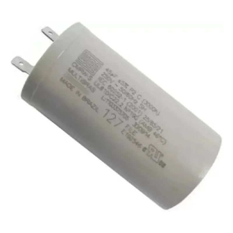 Capacitor 45uf 127v Para Todas Lavadora Roupas Electrolux