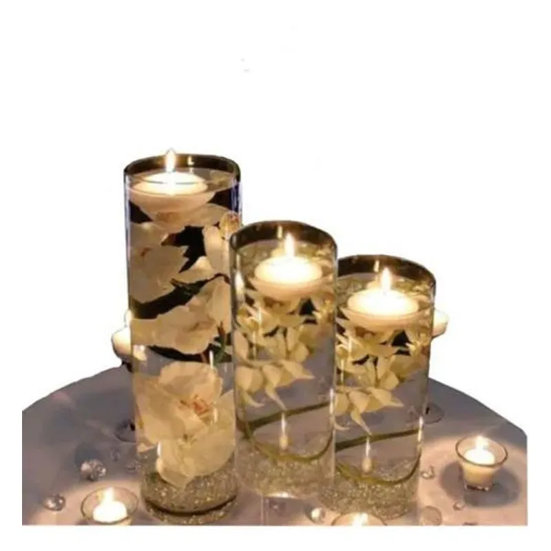 5x 10 Velas Flutuantes Meia Bola Decoração Casamentos E Fest