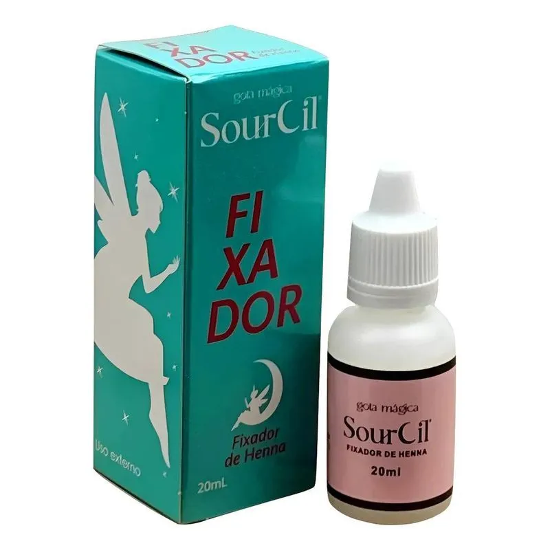 Fixador Henna Sourcil 20ml: Potencialize Sua Sobran - Branco