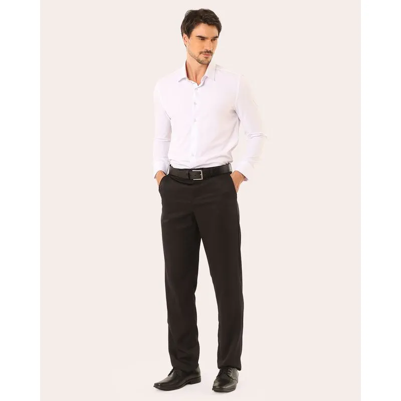 Calça Social Masculina com Bolsos Preta 40