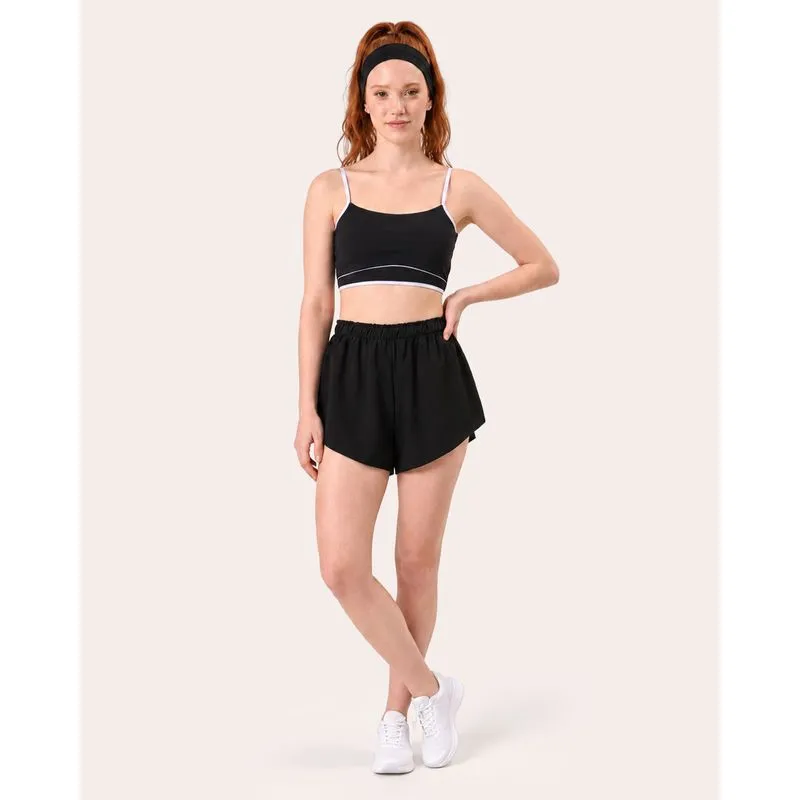Short Fitness Feminino Duplo Fitter Preto M