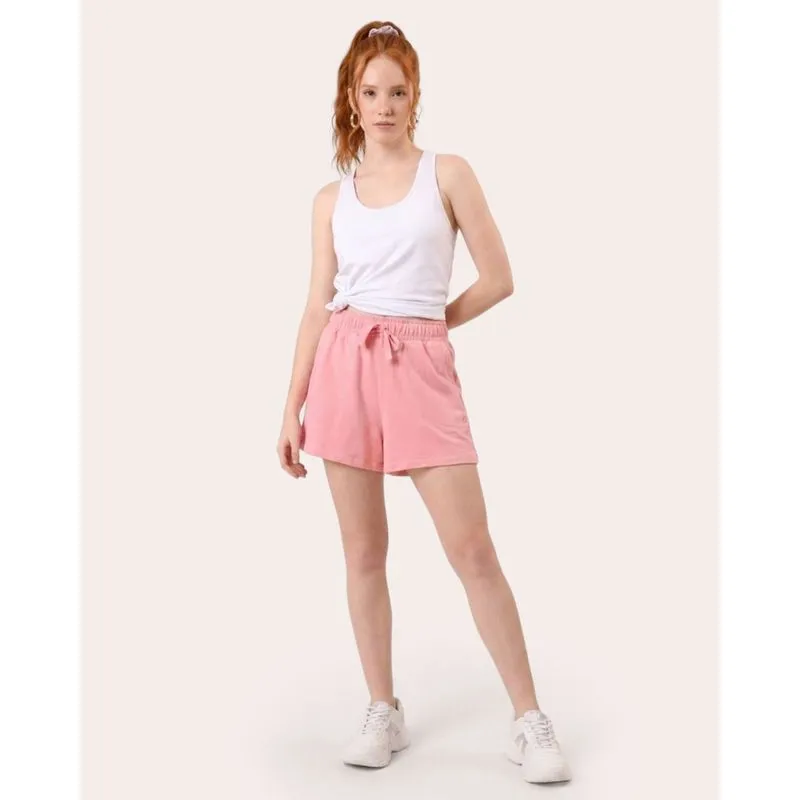 Short Feminino Moletinho Fitter Fitness Rosa GG