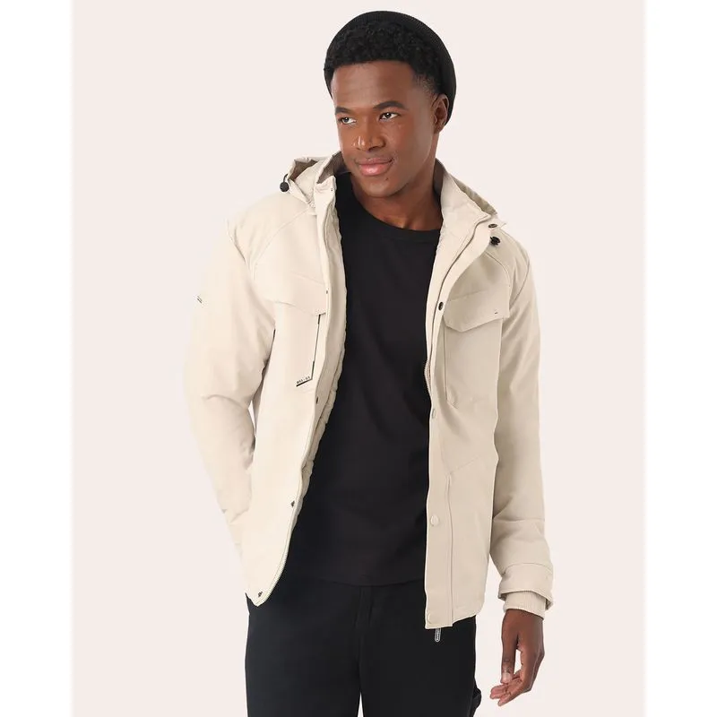 Jaqueta Masculina Winter Tech Gangster com Bolsos Off White G