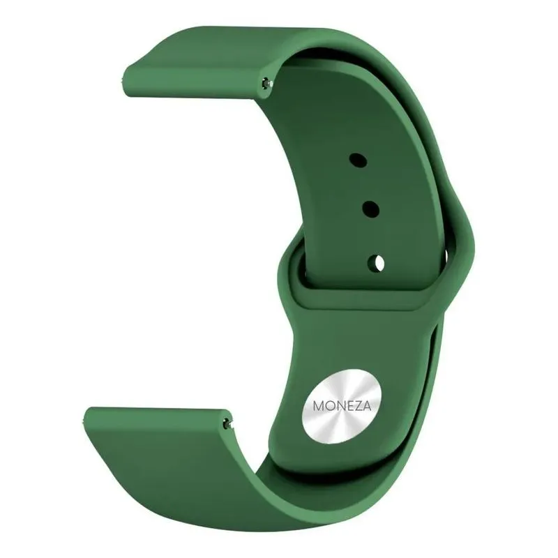 Pulseira Silicone Para Amazfit Bip 3 Bip 3 Pro P Verde-milit