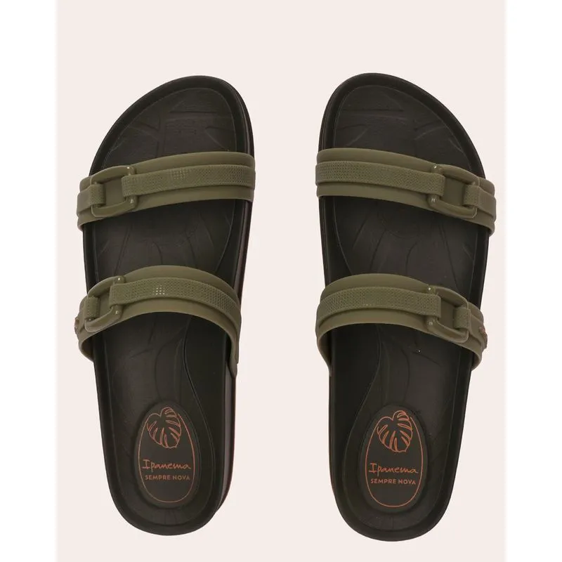 Chinelo Ipanema Feminino Slide Shine Verde 35